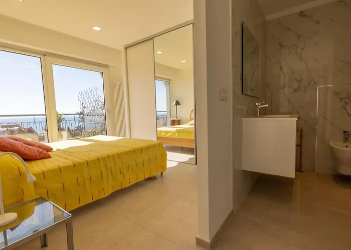 Apartamento Magnifique 3p Climatise En Dernier Etage Avec Terrasse Face Mer, Proche Centre - Fr-1-196-326 *